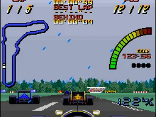 
											Racing in the rain.