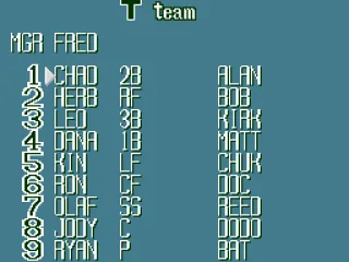 
											A team's roster