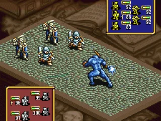 
											Using a tarot card in battle.