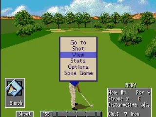 
											Pause menu - see stats or course overview.