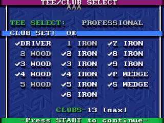 
											Club select