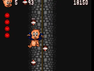 
											Falling down a well: Try to get as many cupcakes as possible.  100 cupcakes would get you an extra life