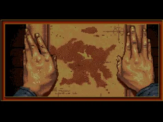 
											Intro: ...and presents him a map of the land.