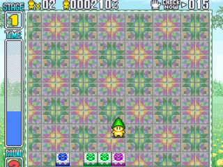 
											If you didn't get rid of all the blocks, the game will continue and you will need to press L+R to return all the blocks to their original position.