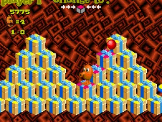 
											Hop on each parcel to turn it red.