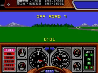
											A countdown begins when the car is driven off road.