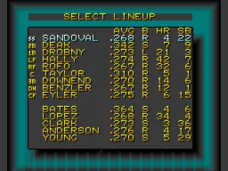 
											Select the lineup