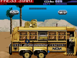 
											Shooting up the NON school bus.