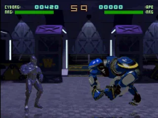 
											Cyborg vs the ape droid