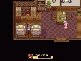
											In a house
