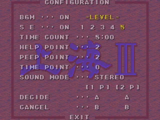 
											Configuration.
