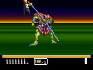 
											Sort of 3D while fighting a boss.