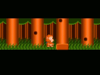 
											Intro: Spanky gets surrounded by blocks and doesn't take it very coolly