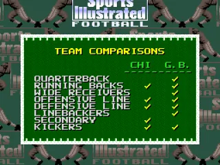 
											Football team comparisons