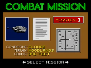 
											Mission selection.