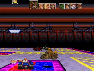 
											Rumble mode, a sort of demolition derby