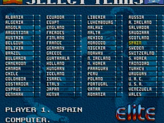 
											Team selection