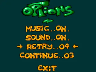 
											Options menu