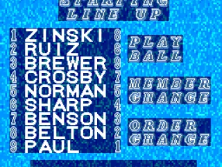 
											Starting lineup