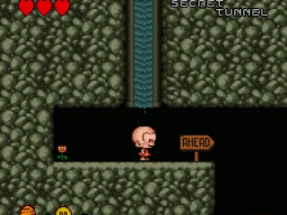 
											In a cave