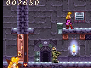 
											Second world, a grey castle