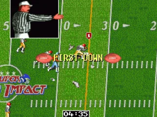 
											And tackled for first down.