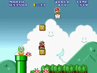 
											While Lakitu is throwing many Spinys, you can stay down and wait the turbulence finish.