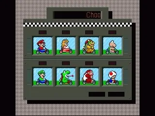 
											Character selection