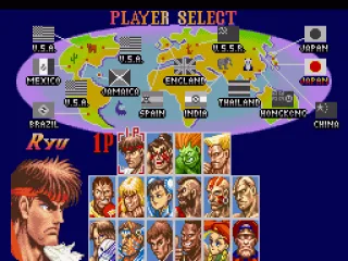 
											Character select