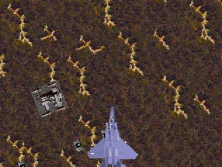 
											Bombing run.