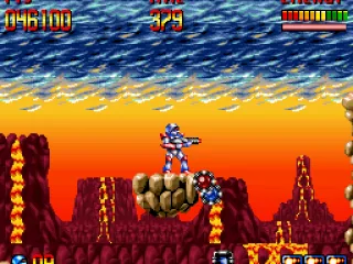 
											A lava level