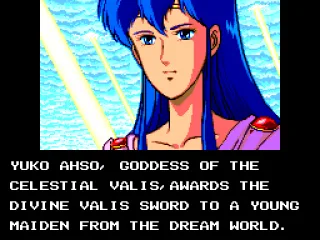 
											Yuko, the heroine of the previous Valis games