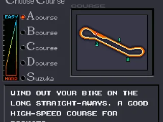 
											Course selection