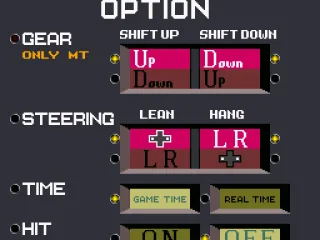 
											Options menu