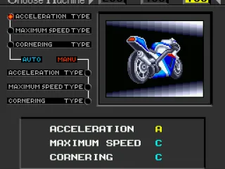 
											Select your bike and choose the setup.