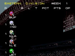 
											Division standings