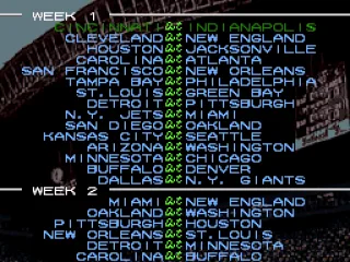 
											Season schedule