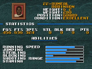 
											Player data