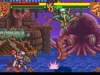 
											Chrome Dome sending a shock wave towards Armaggon