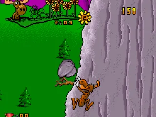 
											Dodging a boulder