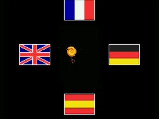 
											Language selection screen