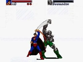 
											Superman and Doomsday both deliver the killing blow