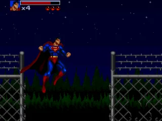 
											Superman flying.