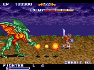
											Fighter vs. dragon