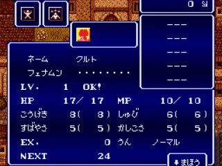 
											Character information