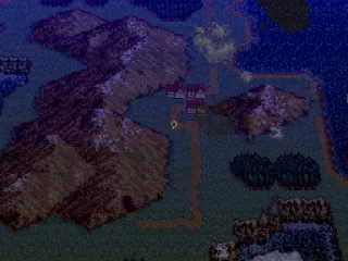 
											World map at night