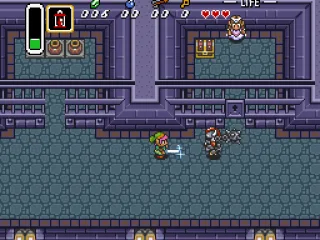 
											About to rescue Zelda for the first, but not the last time