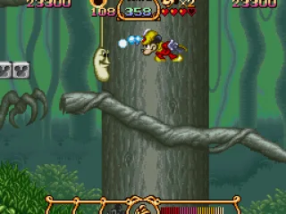 
											With the magic turban Mickey can shoot...