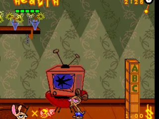 
											Break a TV to get at some piggy bank money