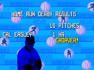 
											Home run derby results